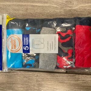 SEALED Wonder Nation Boys Boxer Briefs Multi-Pack